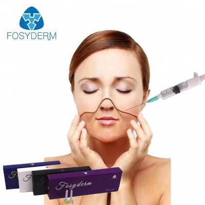 코 주입 안전을 위한 연결한 피부 충전물 Hyaluronic 산이 Fosyderm에 의하여 1ml 교차합니다