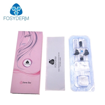 Fosyderm 2ml 입술 충전물 주사 가능한 Hyaluronic 산 피부 충전물 Derm 선