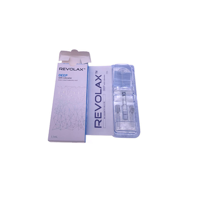 입술 사용을 위한 Hyaluronic 산 한국 피부 얼굴 충전물 Revolax 깊은 충전물