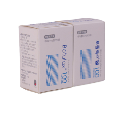 코리아 원산 보톡스 100유닛 항 노화 주입 보툴리넘 독소 알레르기 항원 보툴락스