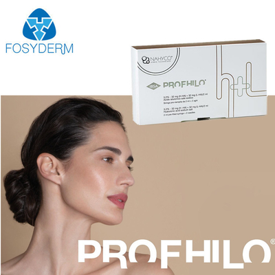 profhilo ha 피부 필러 얼굴 치료를 사용한 미용 의료