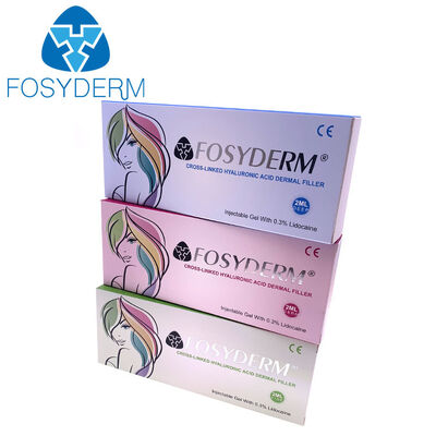 Fosyderm 히알루론산 피부 입술 충전물 가교 결합된 피부 충전물 얼굴