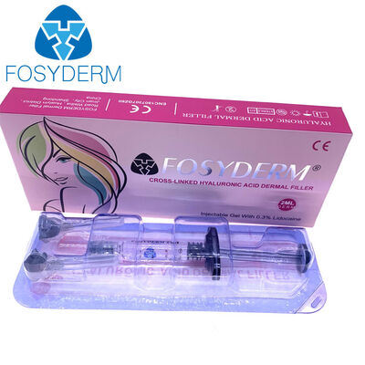 Fosyderm 히알루론산 피부 입술 충전물 가교 결합된 피부 충전물 얼굴