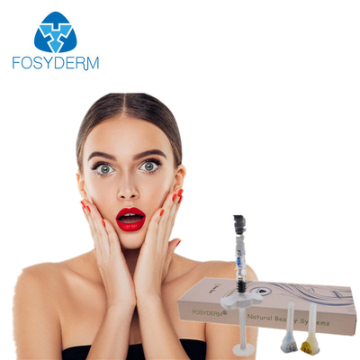 얼굴을 위한 연결한 Fosyderm 주사 가능한 피부 충전물 Hyaluronic 산 피부 충전물 2ml를 교차하십시오