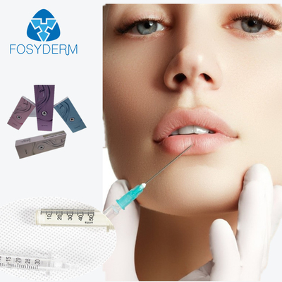 1ml Hyaluronic 산 피부 충전물 주름 입술을 위한 얼굴 윤곽선 벌금 Derm 깊은 Fosyderm