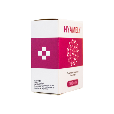 보툴리눔 독소 유형 반대로 주름  Hyamely 100개 단위