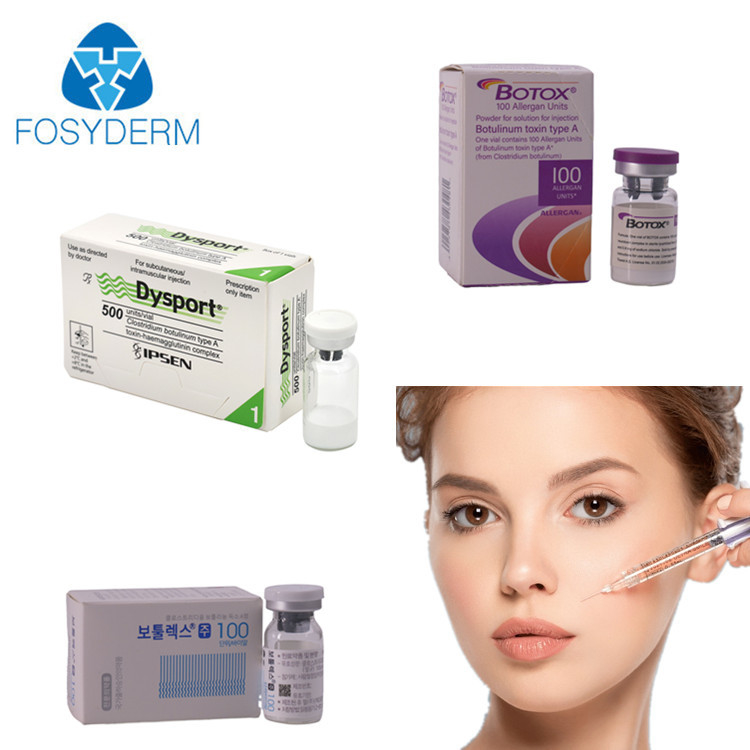안면 미용 처리를위한 Dysport Allergan Korea Botulax 주입 100IU 보툴리눔 독소