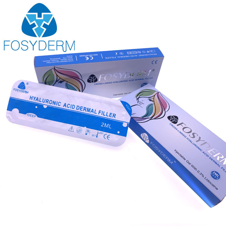 Fosyderm 히알루론산 피부 입술 충전물 가교 결합된 피부 충전물 얼굴