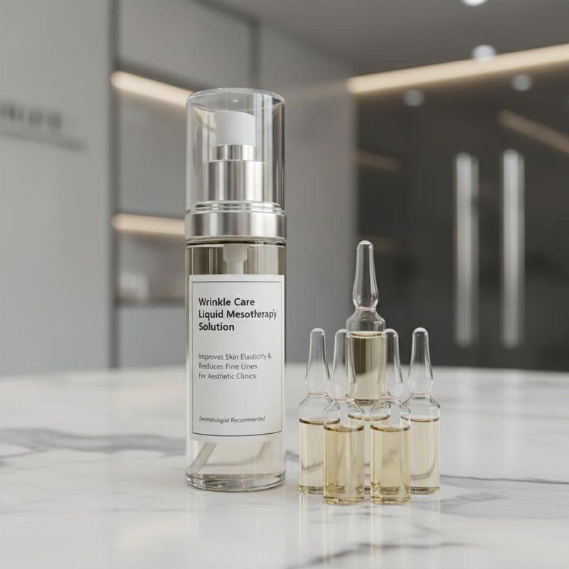 미용 클리닉을 위한 피부 탄력 개선 및 잔주름 감소를 위한 주름 관리 액상 메조테라피 솔루션