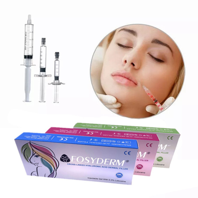 가교결합된 1ml 히알루론산 진피 필러 나트륨 주입