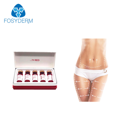빨강 앰플 리폴리틱 지방 주입 5*10ml 물약병을 해산합니다